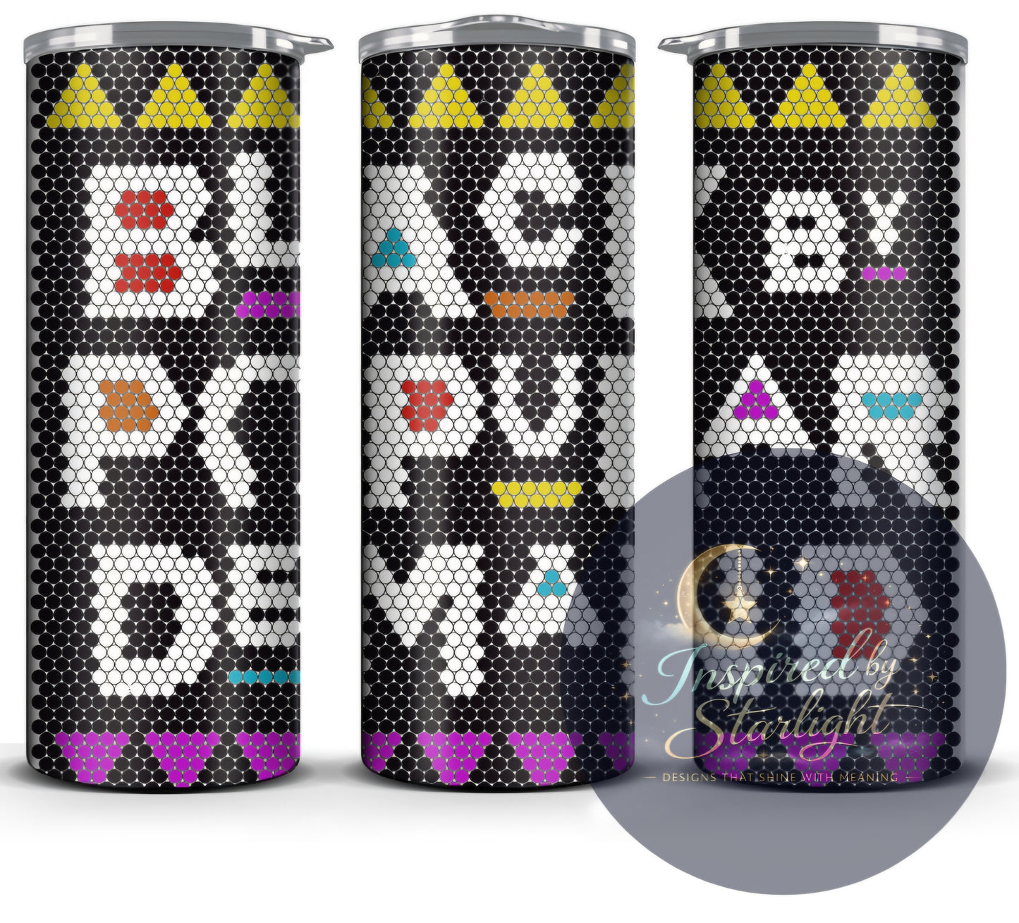 Black by Popular Demand Rhinestone Template — Individual Digital Download
