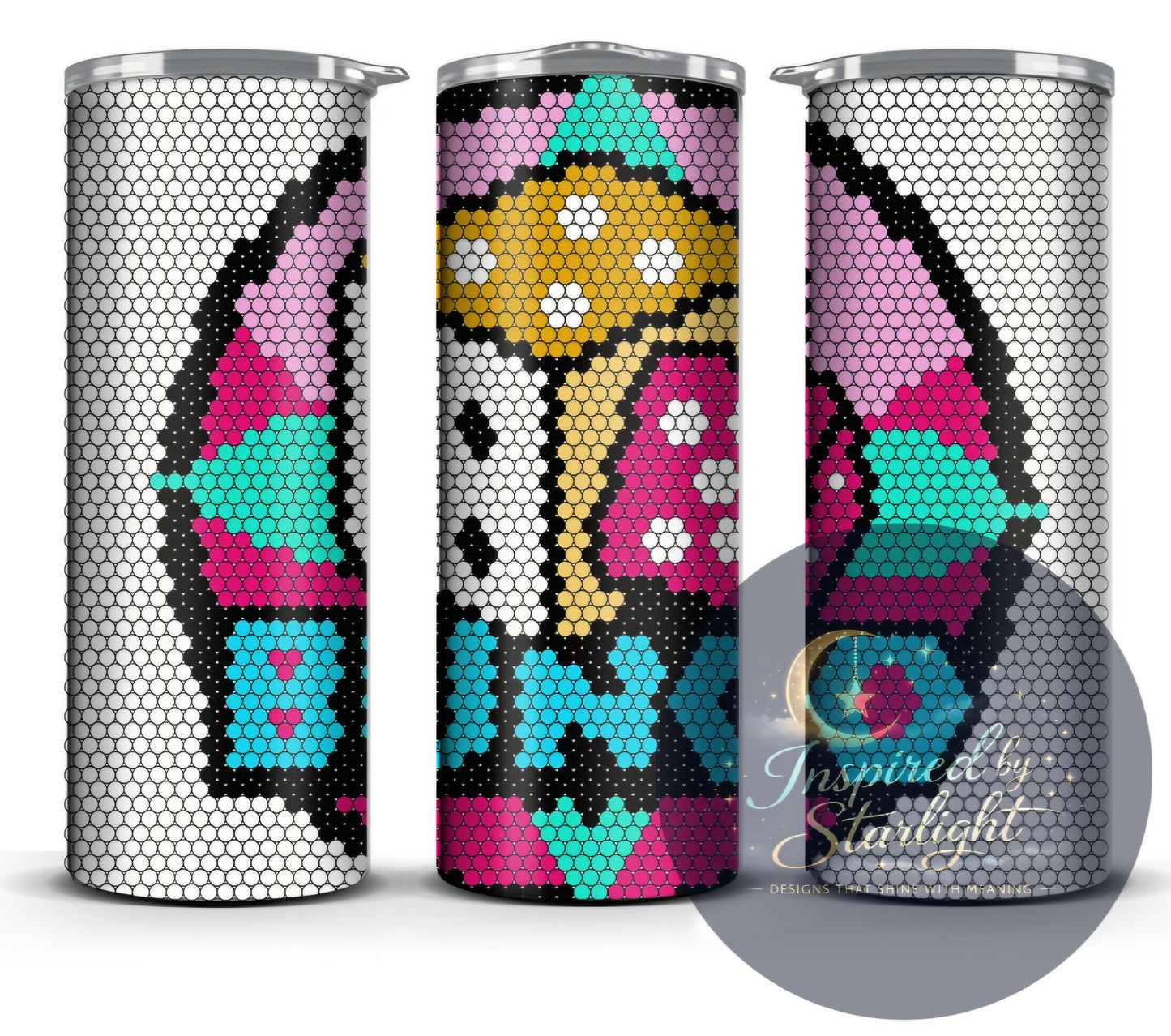 Bunco Rhinestone Template — Individual Digital Download