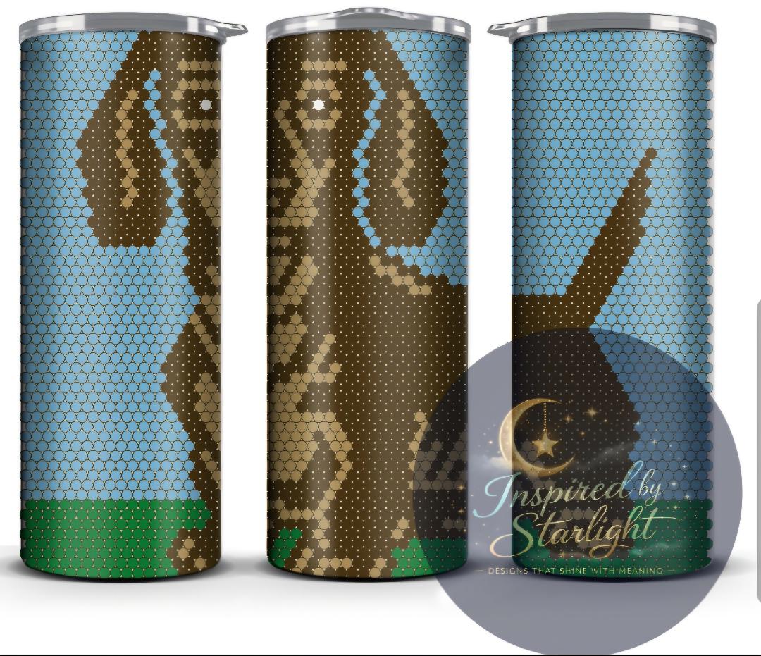 Dachshund Rhinestone Template — Individual Digital Download