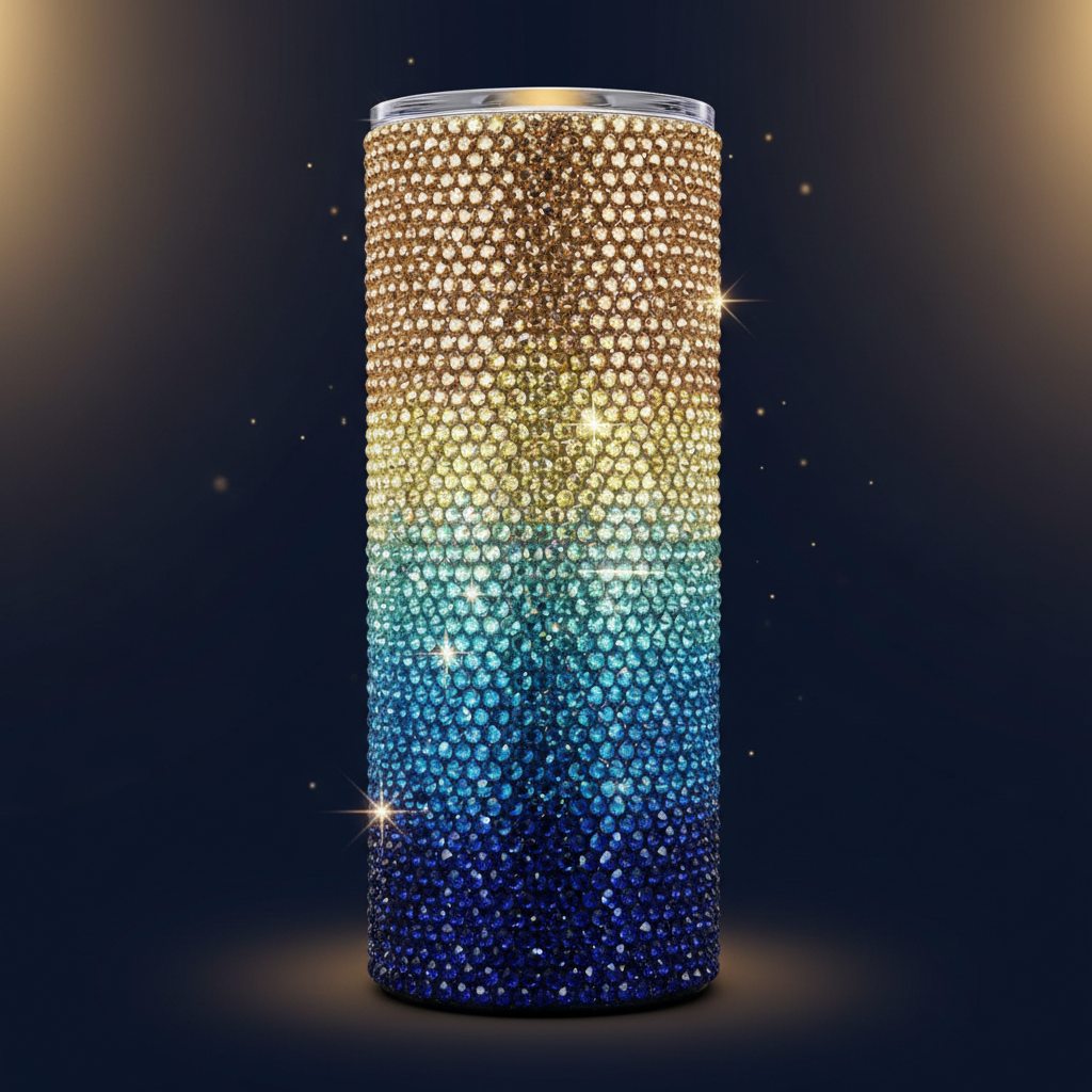 Ombre Rhinestone Tumbler